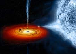 Death spiral: A black hole spins on its side