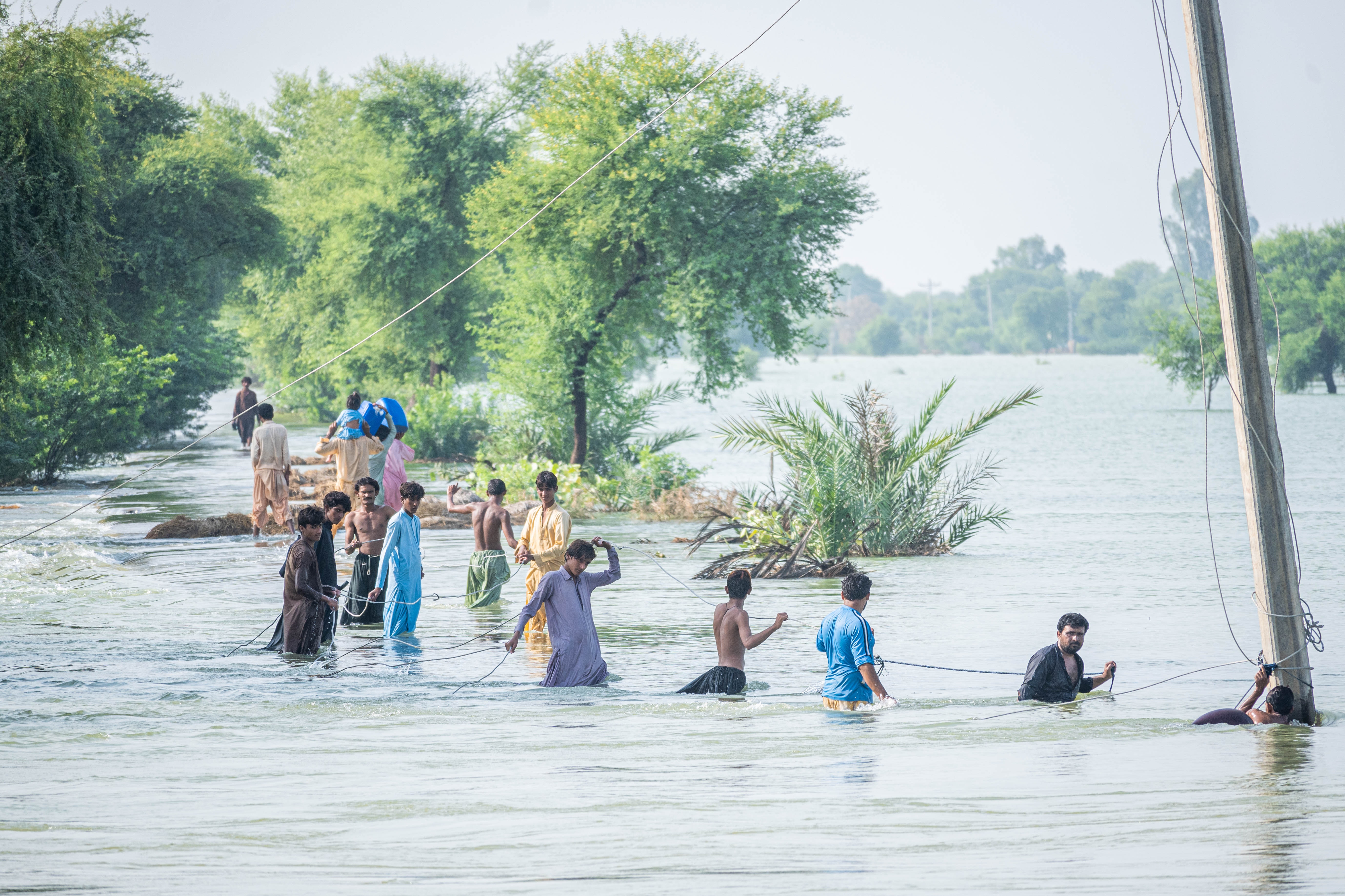 Floods resulting from climate change and causing  infections: a case in Pakistan